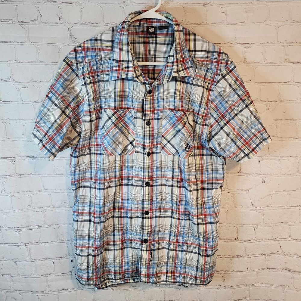 Men's Rusty button-down shirt, size Large